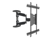 Multibrackets M Flexarm Series Single Portrait - Monteringssett (forlengelsesstang) - full bevegelse - for LCD-skjerm - svart - skjermstørrelse: 32"-55" - veggmonterbar 7350105212307