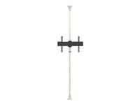 Multibrackets M Floor to Ceiling Mount Pro MBFC1U - Monteringssett (takmontering, gulvmontering) - for LCD-skjerm - aluminium, stål - hvit - skjermstørrelse: 40"-65" 7350073735686