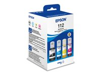 Epson 112 Multipack - 4-pack - svart, gul, cyan, magenta - original - hengeboks - blekkrefill C13T06C64A