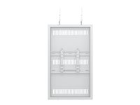 Multibrackets M Pro Series - Innhegning - for digitalt skiltingspanel - kabel, liten - stål - hvit - skjermstørrelse: 43" - takmonterbar 7350105213687