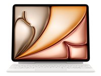 Apple Magic Keyboard - Tastatur og folioveske - med styrepute - Apple Smart connector - QWERTY - Dansk - for Apple 13-inch iPad Air M2 Wi-Fi, M2 Wi-Fi + Cellular, M3 Wi-Fi, M3 Wi-Fi + Cellular MDFW4DK/A