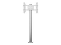 Multibrackets M - Stativ - rygg mot rygg - for LCD/LED-display - metall, aluminium - sølv - skjermstørrelse: 24"-65" - gulvmontering 7350105216893