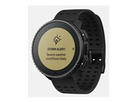 Suunto Vertical - Glassfiberforsterket polyamid - sportsur med stropp - silikon - håndleddstørrelse: 125-175 mm - display 1.4" - Bluetooth - 87 g - stål solcelle helsvart SS050978000