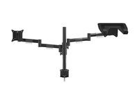 Multibrackets M Officeline - Monteringssett (notebookholder, VESA-montering) - for LCD-skjerm / notebook - svart - skjermstørrelse: 15"-30" - skrivebordsmonterbar 7350022736634