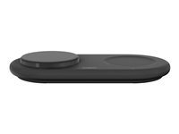 Belkin BoostCharge Pro 2-in-1 - Trådløs ladepute - magnetisk + AC-strømadapter - 15 watt - svart WIZ021VFBK