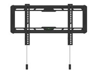 Multibrackets M OLED Wallmount Fixed - Brakett - for LCD TV / kurvet LCD TV - plastikk, aluminium, stål - svart - skjermstørrelse: 32"-65" - veggmonterbar 7350073736553