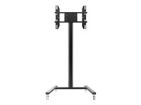 Multibrackets M Display Stand 180 Single - Stativ - for flatpanel - aluminium, stål - svart - skjermstørrelse: 32"-63" - monteringsgrensesnitt: inntil 700 x 400 mm 7350073730643