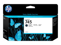 HP 745 - 130 ml - matt svart - original - DesignJet - blekkpatron - for DesignJet Z2600 PostScript, Z5600 PostScript F9J99A