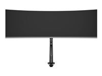 Multibrackets M - Monteringssett (skrivebordsklemmemontering, VESA-plate, enkeltarm med gasslløft) - leddelt - for buet LCD-skjerm - aluminium - svart - skjermstørrelse: 49" - for Samsung Odyssey G9 (49 tommer) 7350105213281