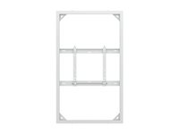 Multibrackets M Pro Series - Innhegning - medium - for LCD-skjerm - høy lysstyrke - stål - hvit, RAL 9005 - skjermstørrelse: 65" - takmonterbar, veggmonterbar, plassering på gulv, kan monteres fra gulv til tak 7350022733411
