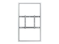 Multibrackets M Pro Series - Innhegning - lav profil - for digitalsignerings-LCD-panel - medium - låsbar - stål - hvit - skjermstørrelse: 65" - veggmonterbar 7350105211232