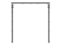 Multibrackets M Ceiling Mount Pro - Monteringskomponent (takmontering) - for LCD-skjerm - stål - svart - for Samsung OM55N-D 7350073737376