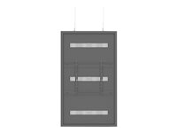 Multibrackets M Pro Series - Innhegning - for digitalt skiltingspanel - kabel, medium - stål - svart - skjermstørrelse: 65" - takmonterbar 7350105213717