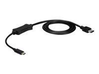 StarTech.com USB C to eSATA Cable - 3 ft / 1m - 5Gbp - For HDD / SSD / ODD - External Hard Drive Adapter - USB 3.0 to eSATA Converter (USB3C2ESAT3) - Diskkontroller - SATA 6Gb/s - USB 3.0 - svart USB3C2ESAT3