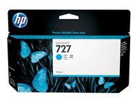HP 727 - 130 ml - cyan - original - DesignJet - blekkpatron - for DesignJet T1500, T1530, T2500, T2530, T920, T930 B3P19A