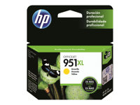 HP 951XL - Høy ytelse - gul - original - blekkpatron - for Officejet Pro 251dw, 276dw, 8100, 8600, 8600 N911a, 8610, 8615, 8620, 8625, 8630 CN048AE#BGX