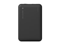 dbramante1928 re-charge - Strømbank - 10000 mAh - 20 watt - Apple 2.4A, PD/PPS, Apple Fast Charge, QC 3.0 - 2 utgangskontakter (24 pin USB-C, USB-type A) - på kabel: USB-C - svart CP10ACBL7152