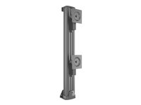Multibrackets M - Monteringssett (veggmontering) - dobbel vertikal bredskjerm - for 2 LCD-skjermer - HD, VESA - stål - svart - skjermstørrelse: 32"-50" - skrivebordsmonterbar 7350105214387