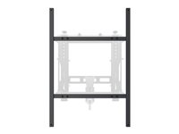 Multibrackets M - Monteringskomponent (utvidelsesbraketter) - for flatpanel - forlengersett-push HD - svart - skjermstørrelse: 50"-95" - monteringsgrensesnitt: 900 x 600 mm - veggmonterbar 7350073731756