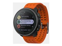 Suunto Vertical - Glassfiberforsterket polyamid - sportsur med stropp - silikon - håndleddstørrelse: 125-175 mm - display 1.4" - Bluetooth - 87 g - steel solar canyon SS050987000
