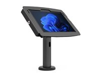 Compulocks Surface Pro 8-10 Space Enclosure Tilting Stand 8" Black - Monteringssett (hus, stangstativ) - for nettbrett - låsbar - høyverdig aluminium - svart - skjermstørrelse: 13" - overflatemonterbar - for Microsoft Surface Pro 8, Pro 9 TCDP01580SPSB