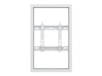 Multibrackets M Pro Series - Innhegning - lav profil - for digitalt skiltingspanel - liten - stål - hvit - skjermstørrelse: 32" - veggmonterbar 7350105211072