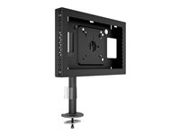 Multibrackets M - Monteringssett (skrivebordsklemmemontering, hus, stativ) - for digitalsignerings-LCD-panel - metall - svart - skjermstørrelse: 13" - for Samsung QB13R 7350105212789