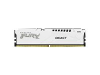 Kingston FURY Beast - DDR5 - modul - 16 GB - DIMM 288-pin - 2600 MHz / PC5-41600 - CL36 - 1.25 V - ikke-bufret - on-die ECC - hvit KF552C36BWE-16