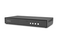 StarTech.com - KVM / lyd / USB-svitsj - 4 x KVM/lyd/USB - 1 lokalbruker - stasjonær CK4-D104C