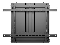 Multibrackets M Counterbalanced Wallmount - Brakett - for flatpanel - stainless steel, aluminium - svart - skjermstørrelse: 37"-55" - veggmonterbar 7350105210228