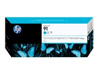 HP 91 - 775 ml - cyan - original - DesignJet - blekkpatron - for DesignJet Z6100, Z6100ps C9467A