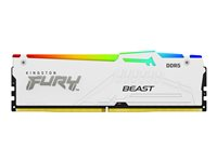 Kingston FURY Beast - DDR5 - sett - 32 GB: 2 x 16 GB - DIMM 288-pin - 2600 MHz / PC5-41600 - CL36 - 1.25 V - on-die ECC KF552C36BWEAK2-32