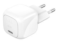 Belkin BoostCharge - Strømadapter - kompakt - 30 watt - Power Delivery 3.1 (24 pin USB-C) WCA008KQWH
