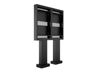 Multibrackets M - Monteringssett (totem) - for 2 LCD-skjermer - svart - skjermstørrelse: 55" - for LG 55XE4F-M 7350105216985