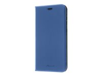 Insmat Exclusive - Baksidedeksel for mobiltelefon - kartong+papir+aluminiumsfolie, termoplast-polyuretan (TPU), polyuretan - elektrisk blå - for Samsung Galaxy A55 650-3234