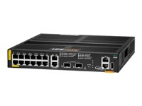 HPE Aruba 6200F 12G Class4 PoE 2G/2SFP+ 139W Switch - Switch - L3 - Styrt - 12 x 10/100/1000 (PoE+) + 2 x 100/1000 (opplink) + 2 x 1 Gigabit / 10 Gigabit SFP+ - rackmonterbar - PoE+ (139 W) R8Q72A#ABB