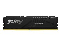 Kingston FURY Beast - DDR5 - modul - 16 GB - DIMM 288-pin - 2800 MHz / PC5-44800 - CL40 - 1.25 V - ikke-bufret - on-die ECC - svart KF556C40BB-16