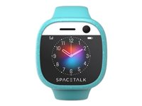 Spacetalk Adventurer - Hav - smartklokke med bånd - TPU - håndleddstørrelse: 125-185 mm - Bluetooth - 4G - 5 megapiksel kamera - 60 g ST2-OC-1