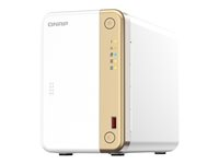 QNAP TS-262 - NAS-server - 2 brønner - SATA 6Gb/s - RAID 0, 1, 5, 6, 10, 50, JBOD, 60 - RAM 4 GB - 2.5 Gigabit Ethernet - iSCSI støtte TS-262-4G