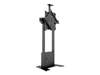 Multibrackets M - Stativ - Flip - for flatpanel / videokonferansekamera - motorisert, med skap - svart - skjermstørrelse: 43"-86" - plassering på gulv - utgang: 32 V 7350105215667