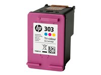 HP 303 - 4 ml - farge (cyan, magenta, gul) - original - blekkpatron - for ENVY Photo 62XX, Photo 71XX, Photo 78XX; ENVY Inspire 72XX, 79XX T6N01AE#301
