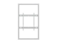 Multibrackets M Pro Series - Innhegning - medium - for LCD-skjerm - høy lysstyrke - stål - hvit - skjermstørrelse: 55" - veggmonterbar 7350022738805