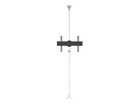 Multibrackets M Floor to Ceiling Mount Pro MBFC1U - Monteringssett (gulv-til-tak-feste) - for LCD-skjerm - aluminium, stål - krom - skjermstørrelse: 40"-65" 7350073735693