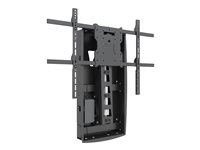 Multibrackets M - Monteringssett (leddbrakett, fleksibel arm) - full-motion motorisert, trekk ned - for TV - innfelt - plastikk, stål - svart - skjermstørrelse: 42"-86" - veggmonterbar 7350105215926