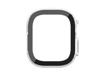 Belkin SCREENFORCE TemperedCurve - Støtfanger for smartarmåndsur - 2-i-1 - polykarbonat, herdet glass (9H) - blank - for Apple Watch Ultra, Ultra 2 OWA001ZZCL