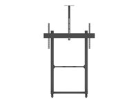 Multibrackets M Floorstand Pro MBF1U 150 - Vogn - for flatpanel - aluminium - svart - skjermstørrelse: 65"-100" 7350073739103