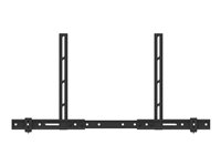 Multibrackets M - Monteringskomponent (universalmontering) - for soundbar - tungklassestål - svart - skjermstørrelse: 55"-110" - monteringsgrensesnitt: inntil 600 x 400 mm - under skjerm 7350073737895