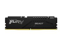 Kingston FURY Beast - DDR5 - modul - 8 GB - DIMM 288-pin - 4800 MHz / PC5-38400 - CL38 - 1.1 V - ikke-bufret - on-die ECC KF548C38BB-8