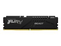 Kingston FURY Beast - DDR5 - modul - 16 GB - DIMM 288-pin - 2600 MHz / PC5-41600 - CL40 - 1.25 V - ikke-bufret - on-die ECC KF552C40BB-16