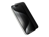 OtterBox Premium Pro - Skjermbeskyttelse for mobiltelefon - glass - med personvernsfilter - blank 77-96220